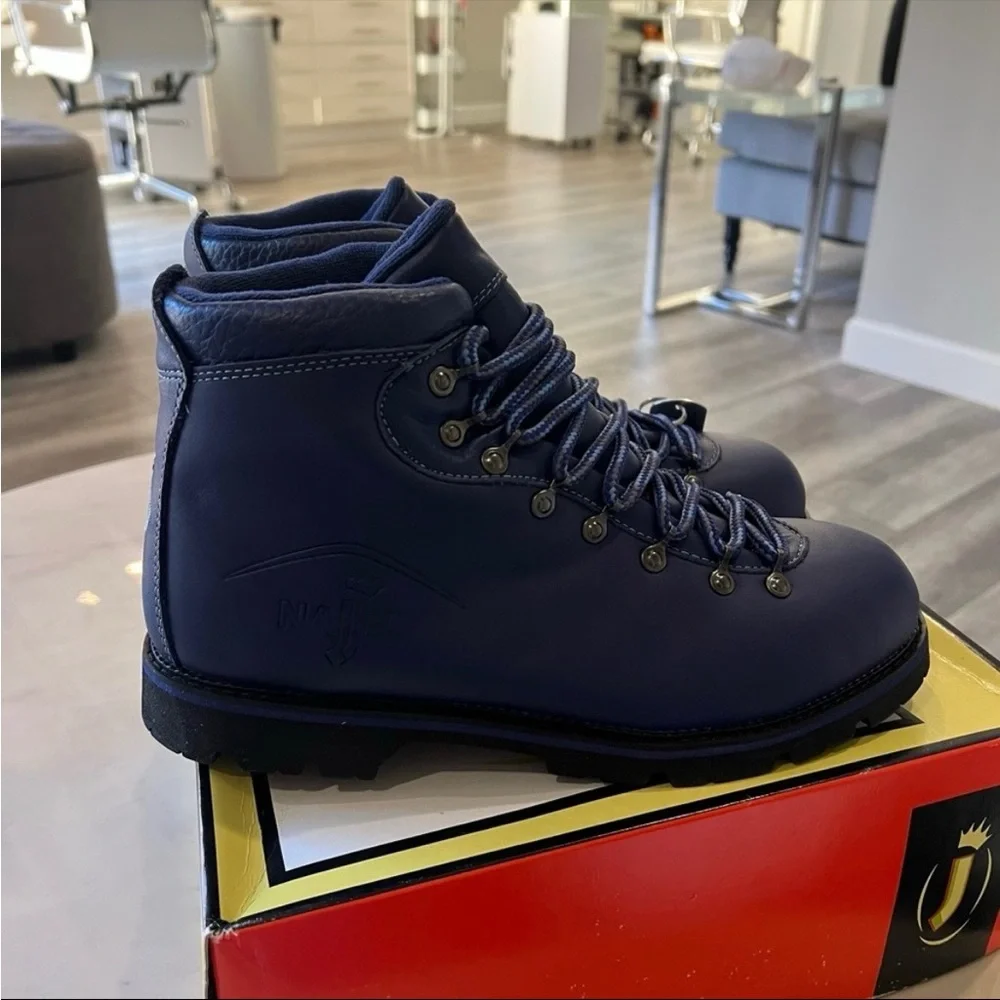 LL Cool J Najee Kilimanjaro Mid Leather Boots Black Sz 10. Rare Rap Legend NIB - Picture 9 of 13